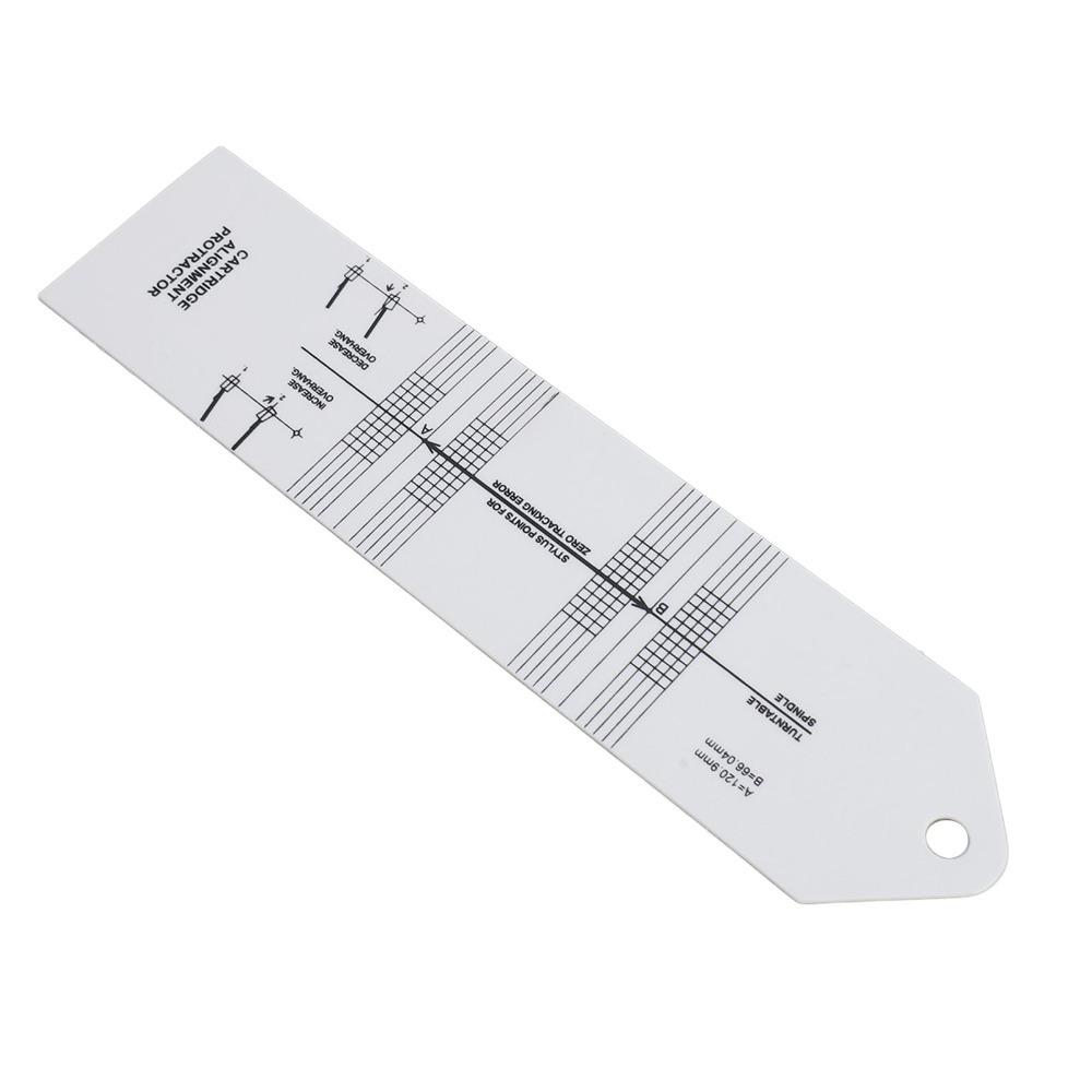 Precision Tool Cartridge Alignment Tool Stylus Alignment Protractor for Record Players