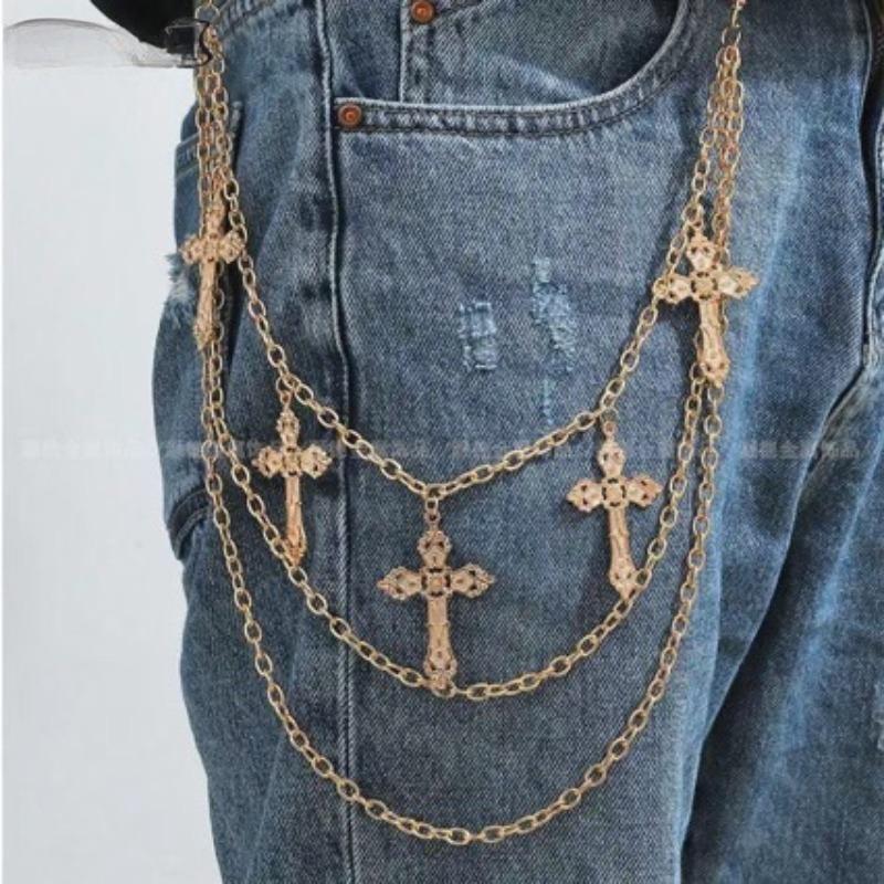 Sweet Cool Accessories Multi-layer Pants Chain Vintage Accessories Hip Hop Accessories Jeans Chain