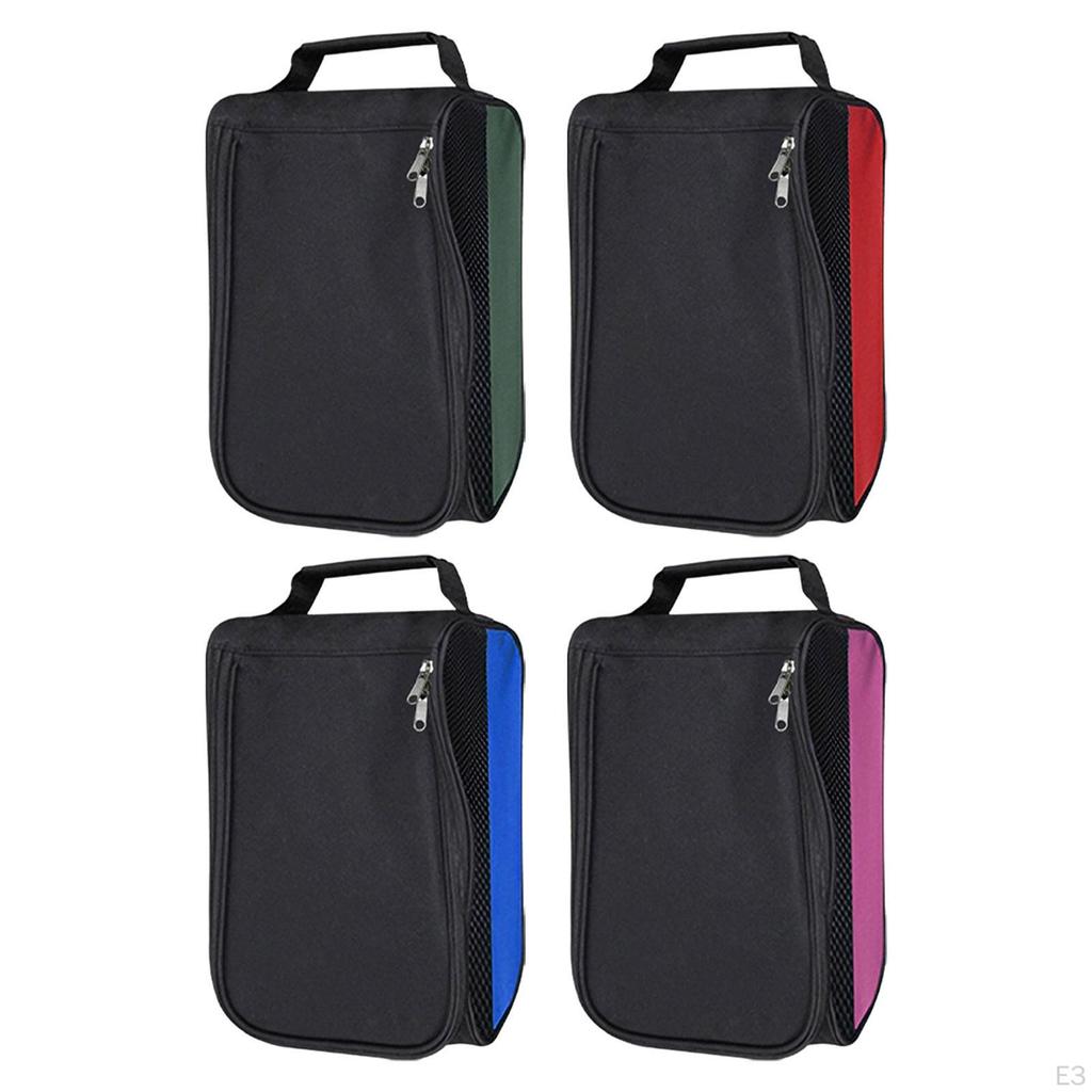 Golfschuhbeutel Schuhtasche mit Reißverschluss Geschenk für Golfer Tragbarer Sportträger