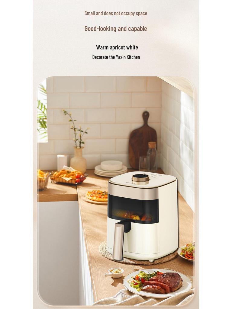 Xianke Smart Air Fryer: Large Capacity, Smokeless, Fully Automatic with Mechanical Timer