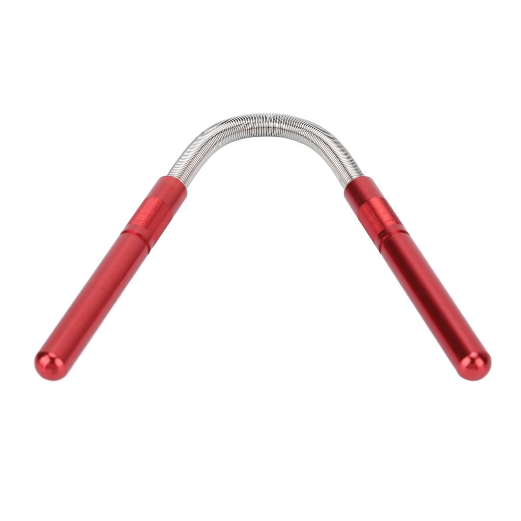 Facial Hair Remover Stainless Steel Beauty Spring Threading Tool Cleaning Facial Hair Makeup Red