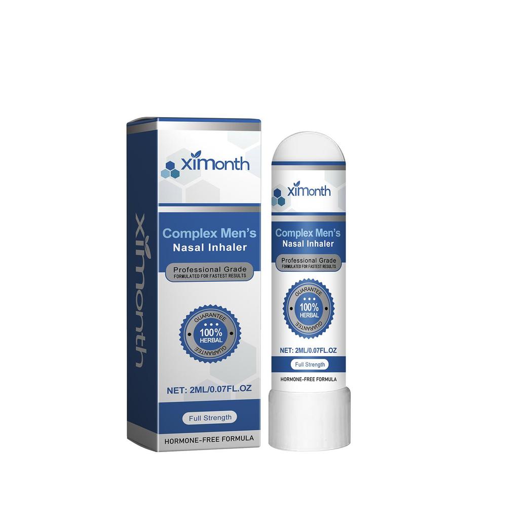 Men Energy Enhancer Nasal Inhaler Brain Awakening Boost Endurance Strengthening Maximize Vitality Anti-Fatigue Nose Sucker Stick