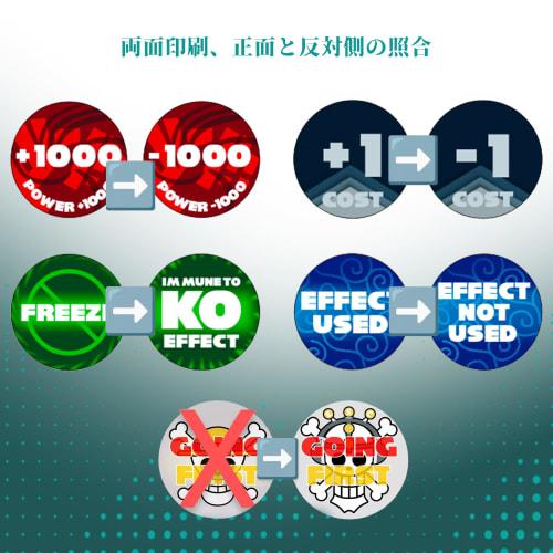 One Piece Card Game Playmat with 2 Damage Counter Sets & Professional Storage Bag, 24x24 Inch TCG Game Mat with Non-Slip Rubber and Zones for Two Play