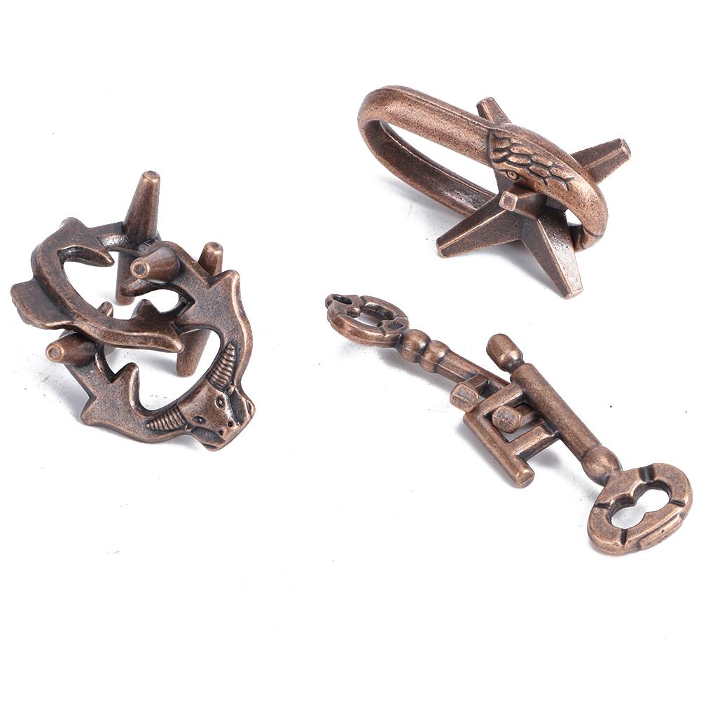 Puzzle Toy Children Adults Anti Stress Wear Resistant Educational Puzzle Lock Toy Set