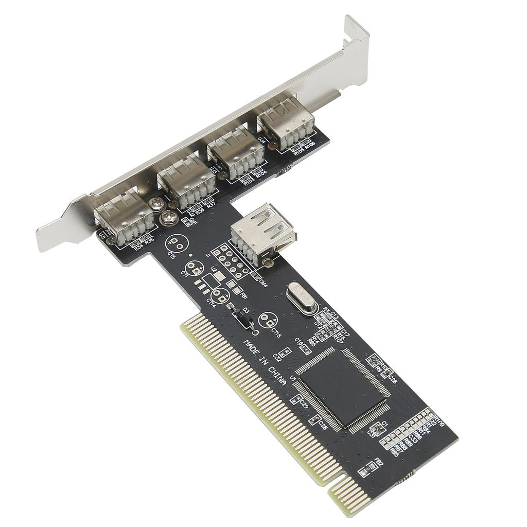 PCI Expansion Card To 4 Port USB2.0 Hub Adapter HighSpeed Converter Universal PC Accessories