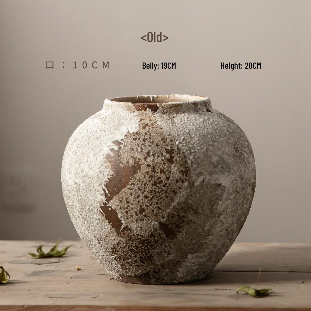 Ваза керамическая в стиле ваби-саби, ретро, китайская, для цветочной композиции и декора
