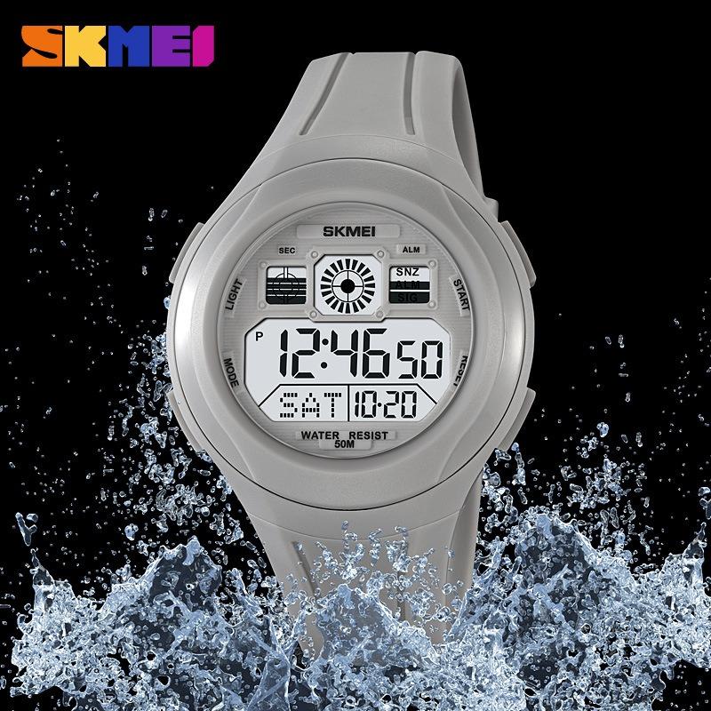 Simple electronic watch Waterproof student luminous watch Men's strap Sports electronic watch