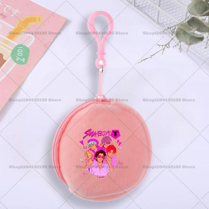 Kpop Demon Hunter Coin Purse Cute Boys Girls Portable Wallet Minnie Cartoon Printed ID Card Storage Bag Children Birthday Gifts