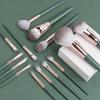 14Pcs Soft Bristle Cosmetic Brushes Portable Set Foundation Concealer Brush  Eye Shadow Application