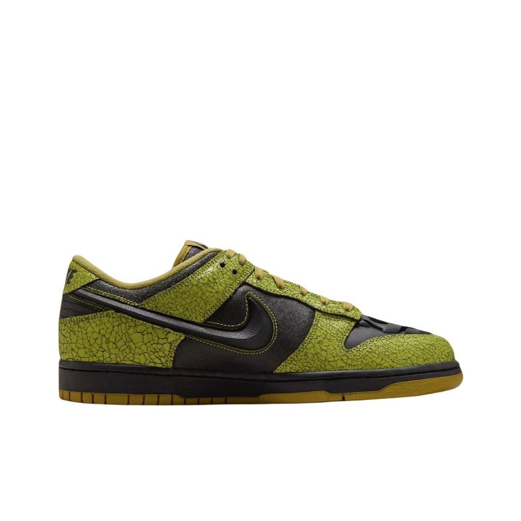 Nike Dunk Low Halloween Skull Unisex Sneakers Green Bright-Cactus Black HV6103-300