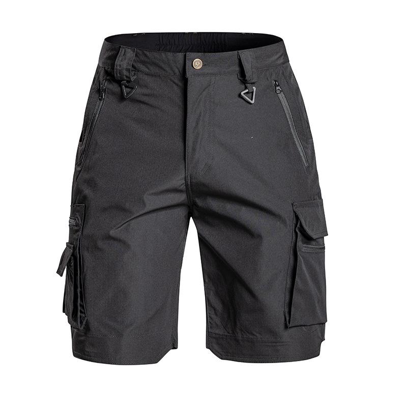 Men's Lightweight Quick-Dry Tactical Shorts - Breathable, Elastic, Fast-Drying Outdoor Workwear & Mountaineering Pants