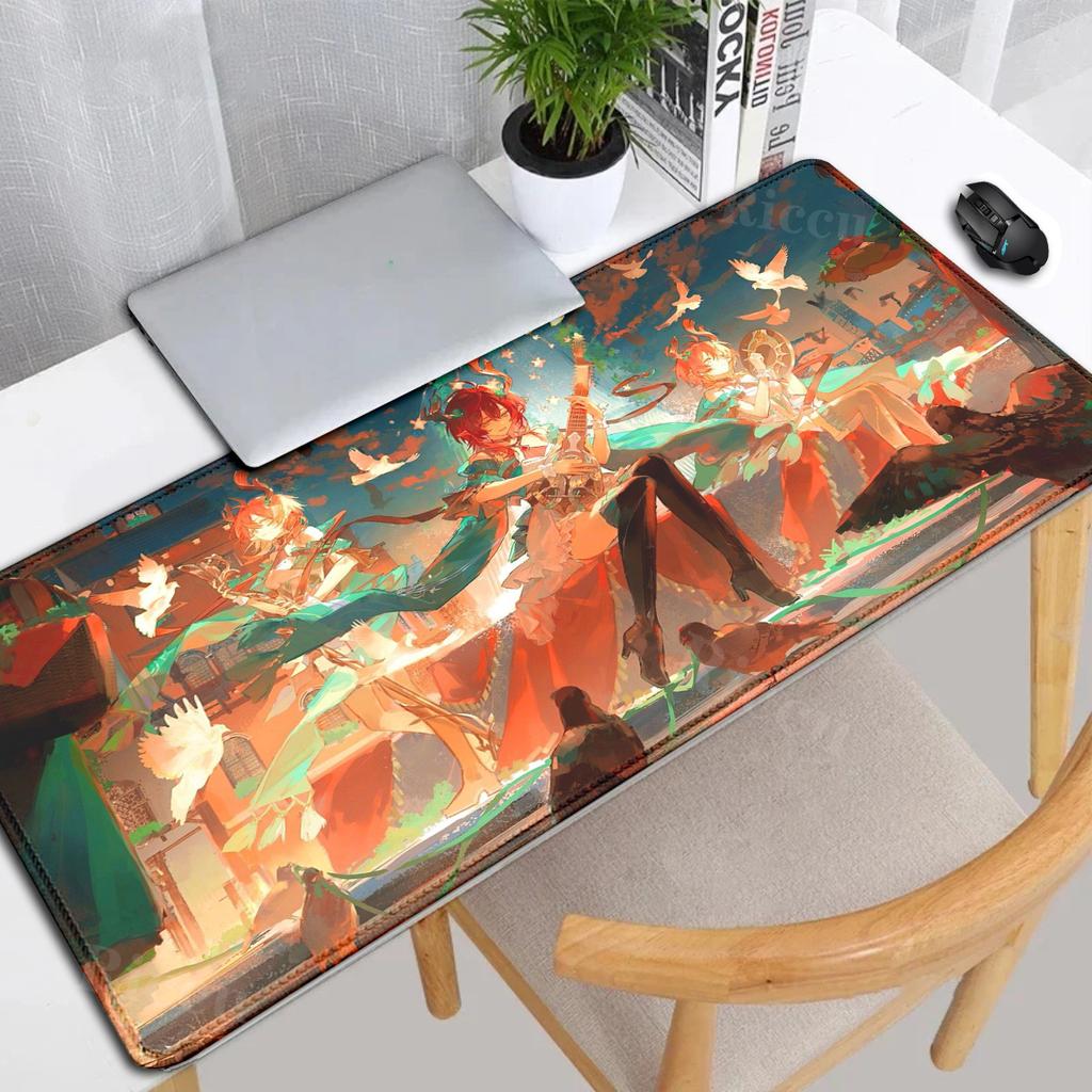 PC Wuthering Waves CIACCONA Mouse Pad PC Parts XXL E-Sports Rug Keyboard Mouse stitch Mouse pad Desk Mats Gaming Accessories