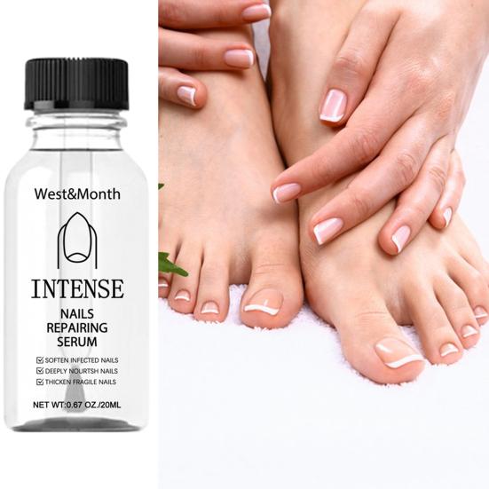 20ML Nail Repair Serum Mild Natural Ingredients Strengthen Nourish Cracked Brittle Nails Intense Nail Strengthening Serum