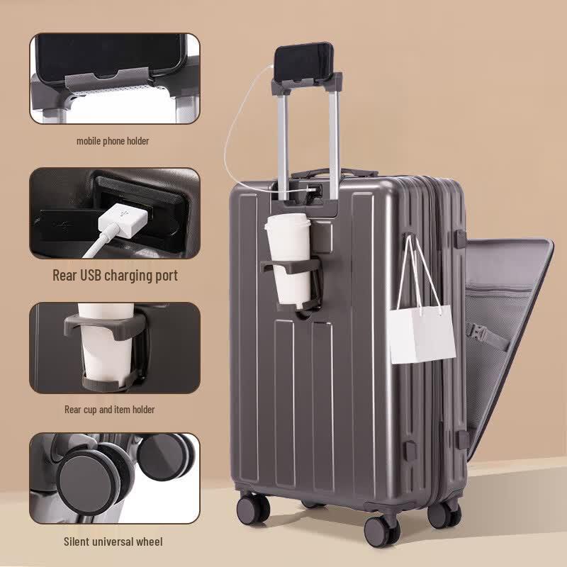 VICTORIATOURIST QK993 Front-Opening Hardside Luggage 24 inch