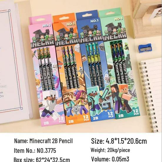 Hello Kitty Children s 12-Piece Dinosaur Pencil Set with Eraser and Sharpener Standard