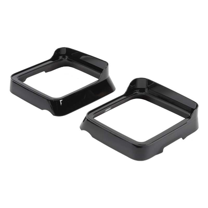 

Накладка на декоративную рамку зеркала заднего вида от дождя для Jeep Wrangler JL для JT Gladiator 2018+ Автомобильные аксессуары для экстерьера чёрный