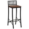 VidaXL Bar Chairs Set of 4 Solid Reclaimed Wood, Chair, Kitchen Bar Stool, Restaurant Chair 358945