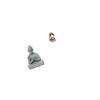 Sun Buddha Resin Statue Collectible Miniature Sculpture Ornament for Hotel Patio Backyard Fireplace