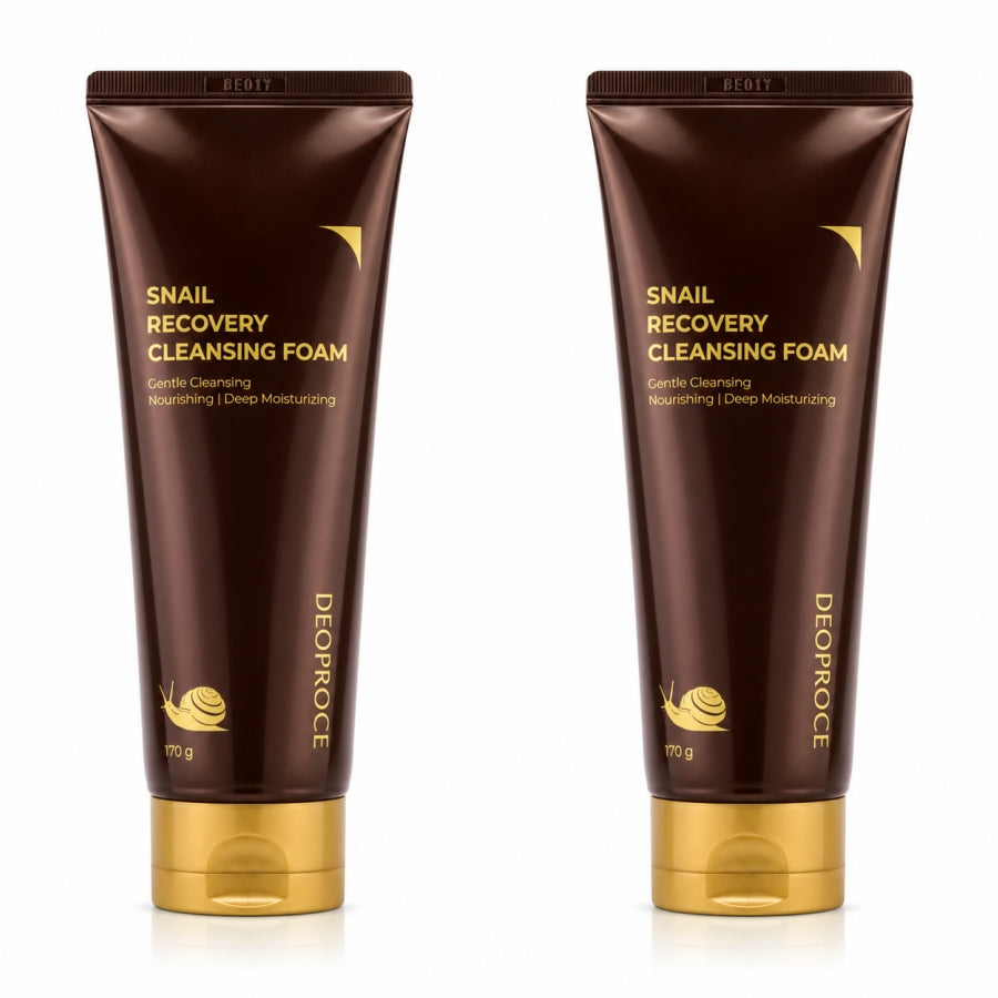 Deoproce Snail Recovery Schiuma detergente 170g*1Pz/2Pz/3Pz