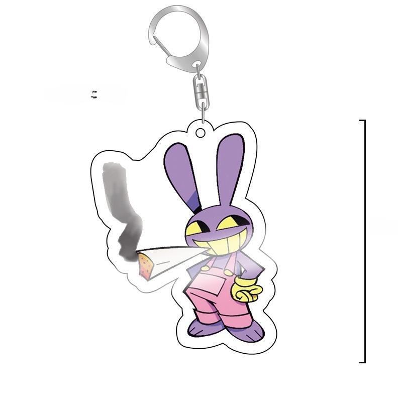 

DIGITAL CIRCUS Magical Acrylic Baby Keychain Jewelry Campus Related Product Cultural Creativity Friend Gift Bag Charms Souvenir 6 cm