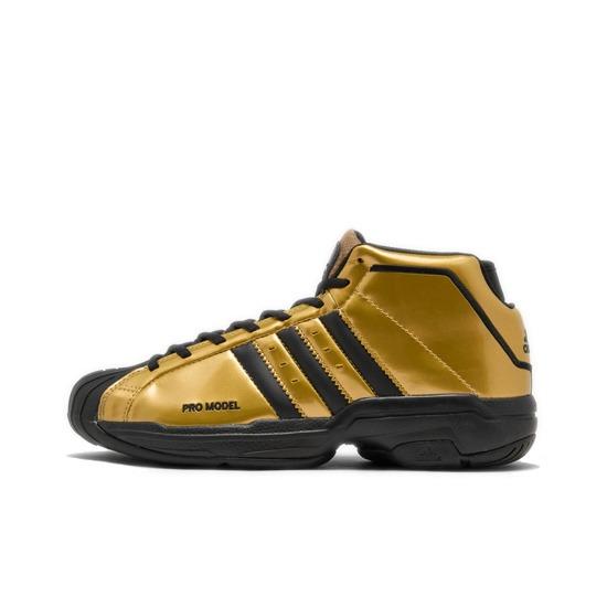 

adidas Pro Model 2G Gold Metallic FV8922 EU 42.5 чёрный/золотой