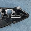 Compatible Rear Headlight Cover for 09-12 Mercedes-Benz E-Class W207 - Black Plastic Shell