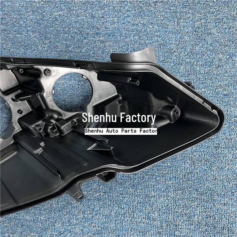 Compatible Rear Headlight Cover for 09-12 Mercedes-Benz E-Class W207 - Black Plastic Shell