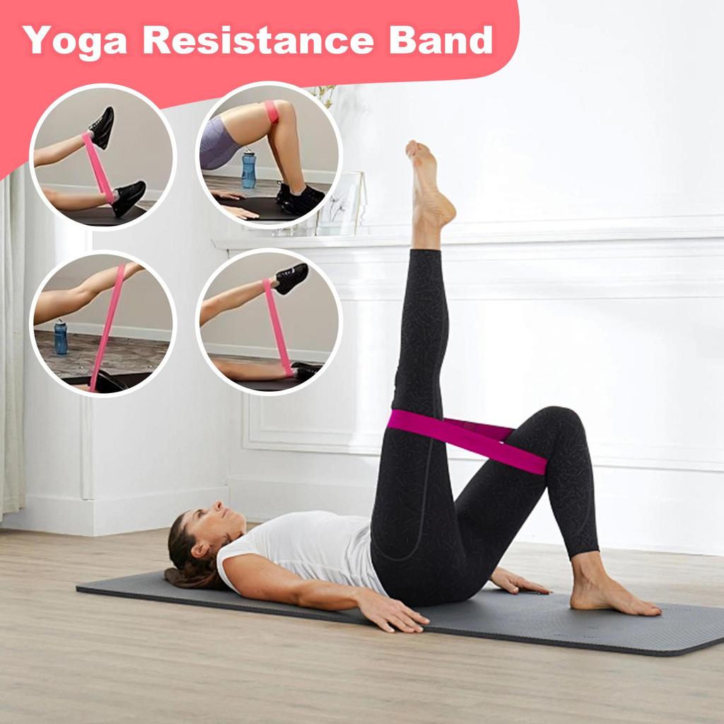 Yoga Resistance Bands Stretching Belt for Fitness Elastic Pilates Pull Resistance Bands Equipment for Butt Gym Workout Sports