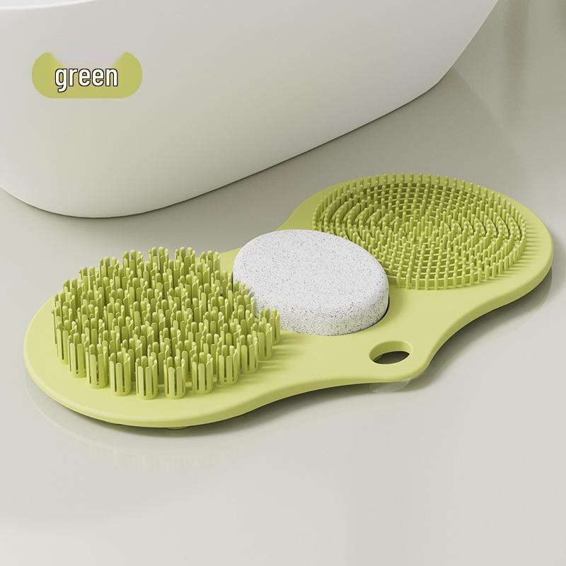 Cross-border Hot Selling Foot Scraper Back Lazy Person Scrubber Shower Suction Cup Wiper Bath Massage Device