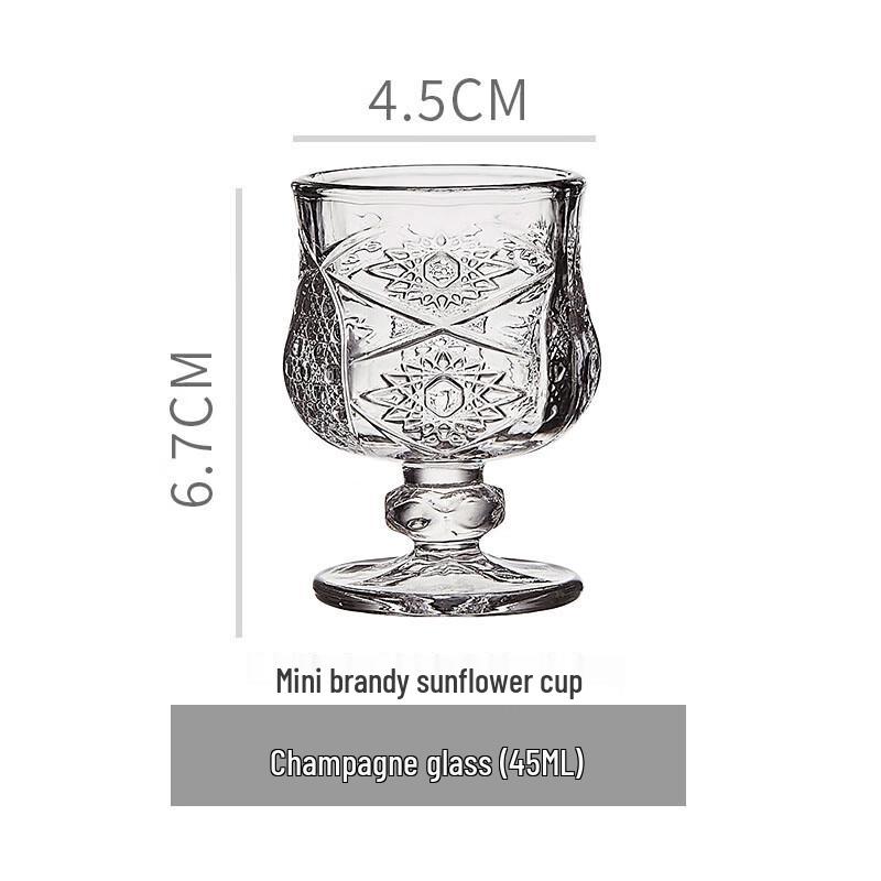 AilanhuiJia DH Elegant Heat-Resistant Glassware 45ml