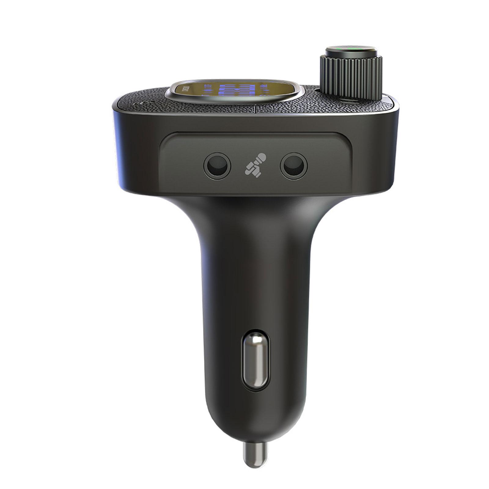 

Звонок без помощи рук Автомобильная зарядка Беспроводной Bluetooth-совместимый FM-передатчик Радиоприемник Mp3-адаптер USB-зарядка