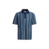 Herren Originals Streifen Sport Kurzarm-Polo Grün Polohemd GN3798