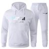 Trendy Brand Men's Trapstar Fleece-Lined Hoodie & Sweatpants Casual Fashion Sportswear Set