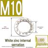 304 Stainless Steel External & Internal Tooth Lock Washer, Anti-Slip, Anti-Loosening, Size M6-M30