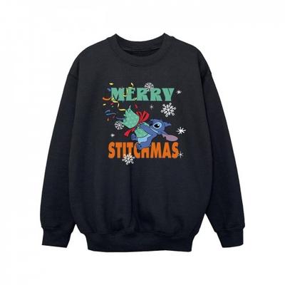 Girls Merry Stitchmas Sweatshirt