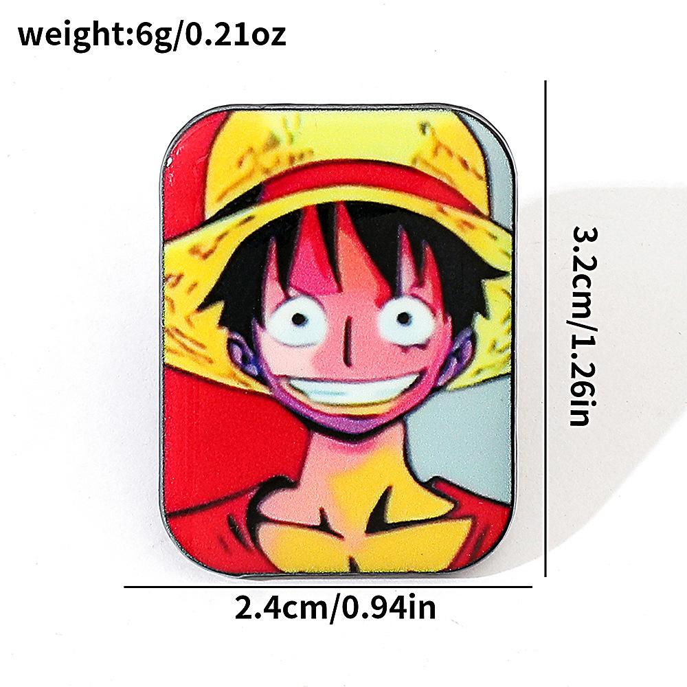 191 Spot ONE PIECE Brooch Riman Metal Badge Luffy Pirates One Piece Pin Accessories