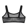 Women Sexy See Through Fishnet Bra Top Mesh See Through Unlined Bralette Cropped Tank Tops