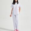 Women Scrubs Sets Nurse Costume Comfortable Breathable Top Jogger Pants Nursing Uniforms for Beauty