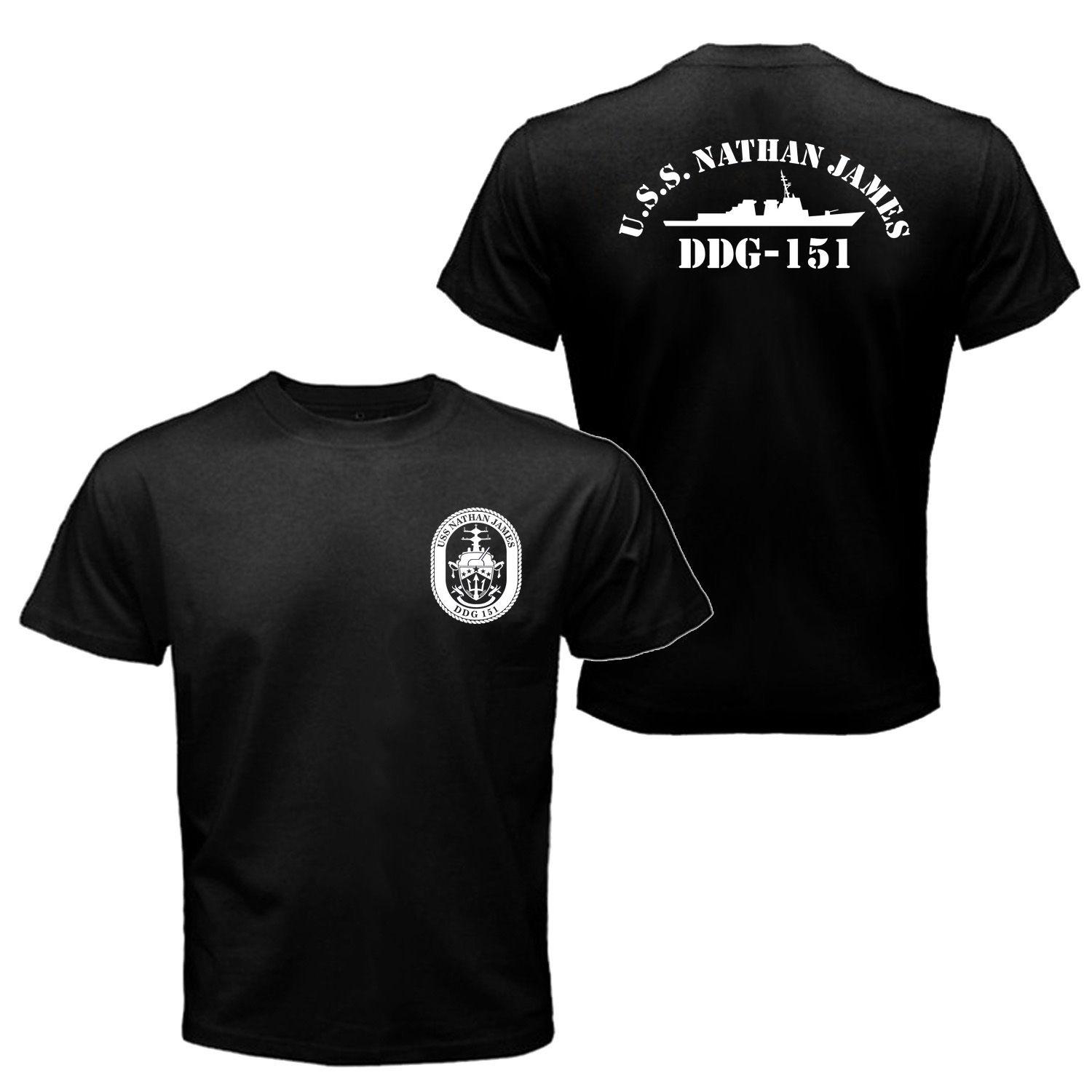 

The Last Ship USS Nathan James DDG 151 Symbol TShirt 100 Cotton ONeck Summer Short Sleeve Casual Mens Tshirt Size S3XL S
