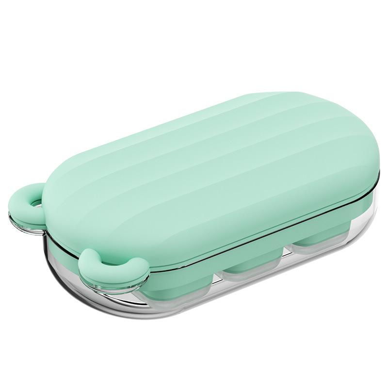 Cartoon Ice Cube Tray Mold for Baby Food with Lid - Food Grade Freezer Compartment for Homemade Frozen Treats