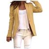 Frauen Revers Cape Umhang Langer Mantel Blazer Damen Casual Büro Anzug Outwear