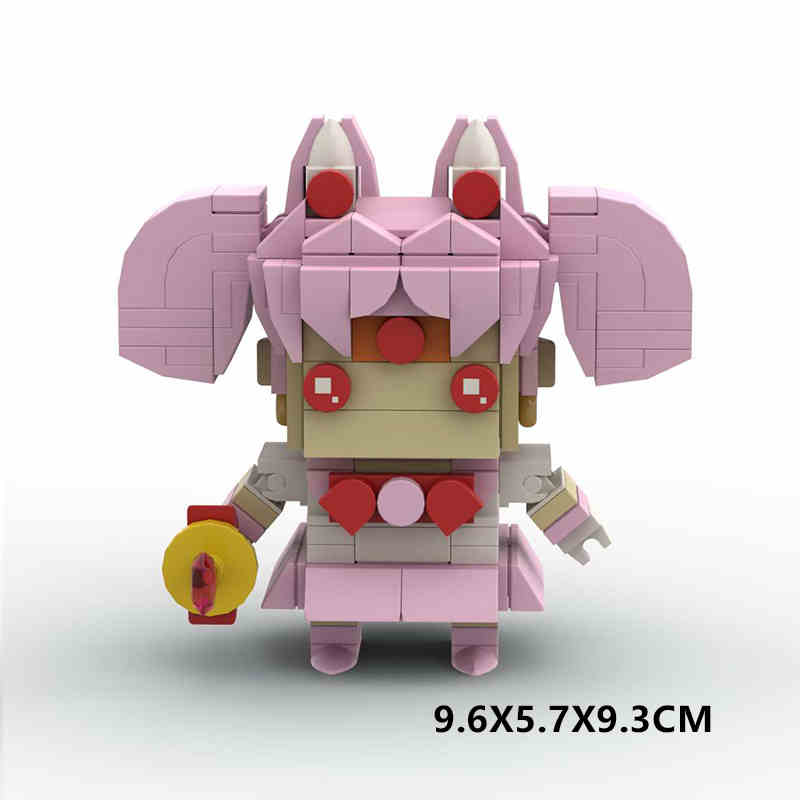 Anime Series Cute Girl Cartoon Characters Building Blocks MOC Beautiful Magic Girl Warrior Assembly Model Puzzle Kids Toy Gift