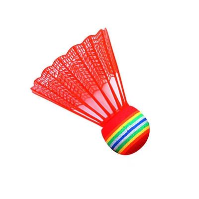 SHXI Bunte Kunststoff-Badmintonbälle für Kinder
