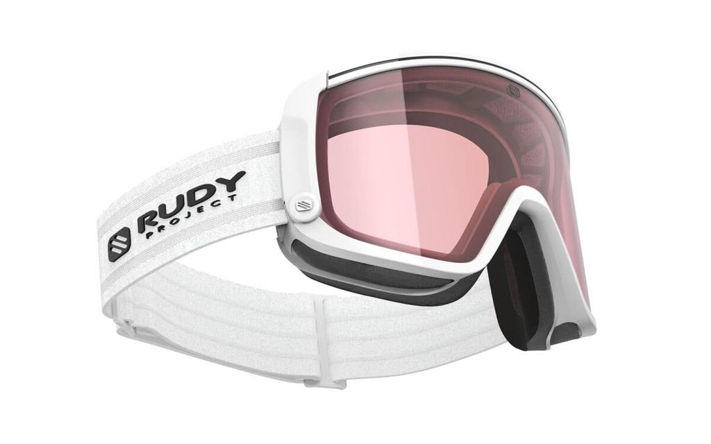 RUDY PROJECT Goggles Spincut White Gloss Laser Carbon Red Double Lens MK212169-0000