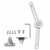 Hydraulic Support Stay Chrome Cabinet Door Hinge with Adjustable Resistance