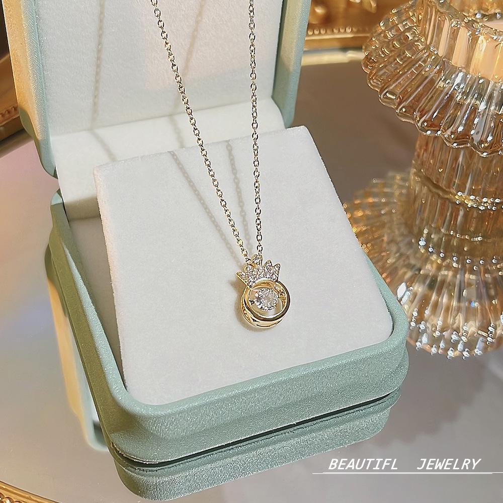Korea's Best-Selling Clavicle Pendant Necklace - Super Fairy Titanium Steel Jewelry for Women