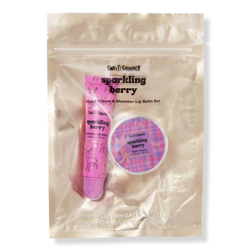 

Сладкий мерцающий сверкающий ягодный дуэт для губ