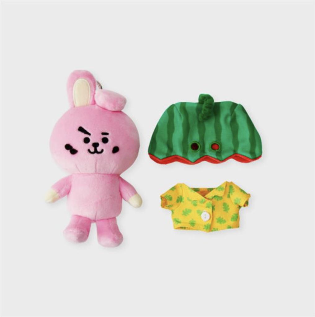 LINE FRIENDS BT21 Yaz Yağmuru Bebek Anahtarlık (7 Seçenek)