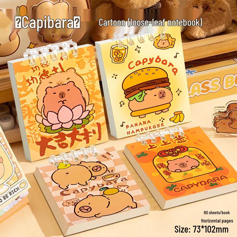 A7 Cute Cartoon Spiral Flip-Open Pocket Notebook for Children - Portable Prize for Kindergarten