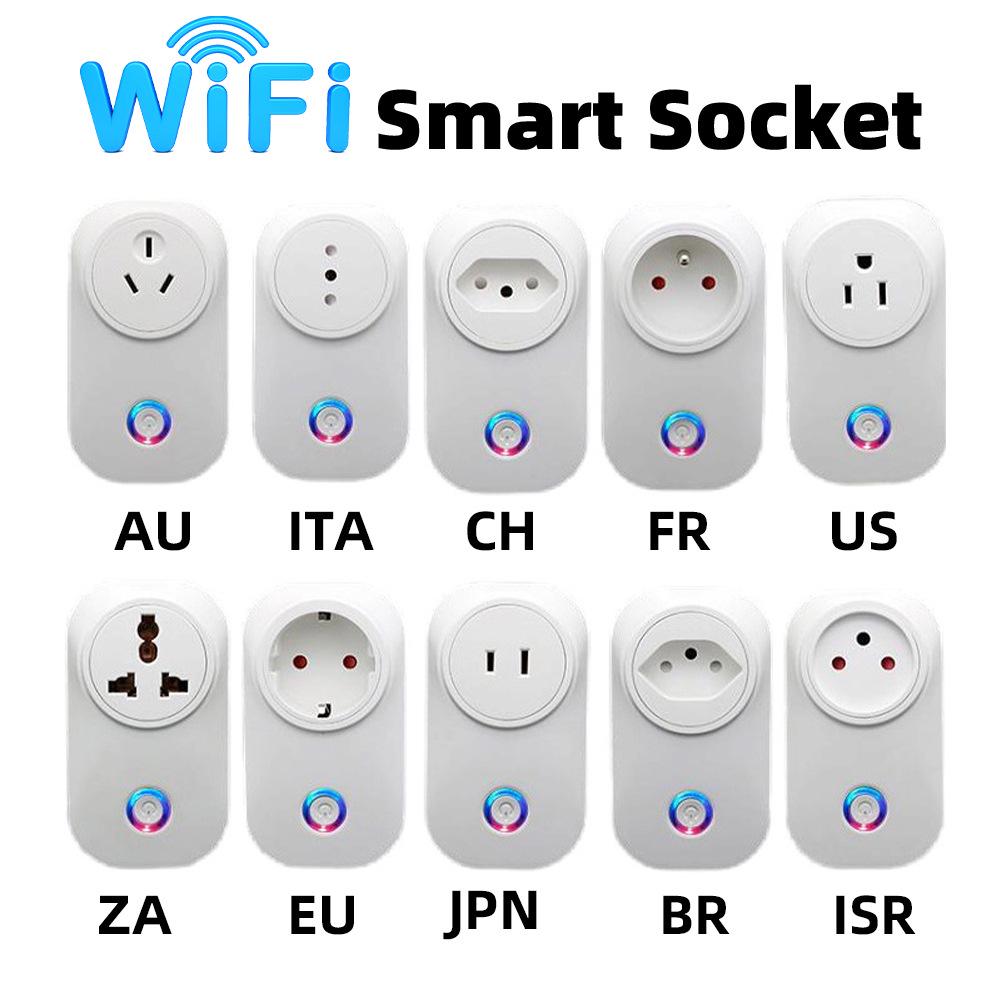 

Tuya WiFi Smart Socket with App Control, Alexa & Google Home Support